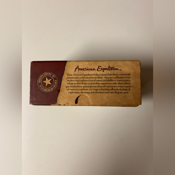 RARE! NWT! Vintage Collectible American Expedition Bald Eagle Shot Glass Set - Picture 6 of 7